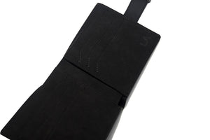 Signature Series Leather / Alcantara Wallet - Beluga Black