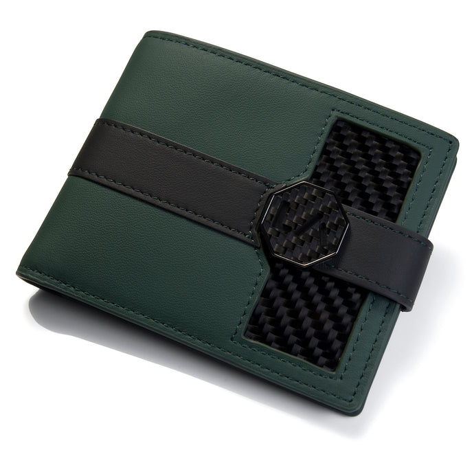 Signature Series Leather Wallet - Verde Sagitta