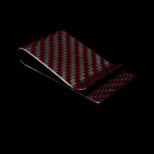 Load image into Gallery viewer, Red Carbon Fibre Money Clip