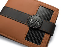 Load image into Gallery viewer, Signature Series Leather Wallet - Newmarket Tan &amp; Burnt Oak