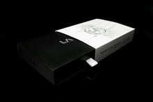 Load image into Gallery viewer, Signature Series Leather / Alcantara Wallet - Beluga Black